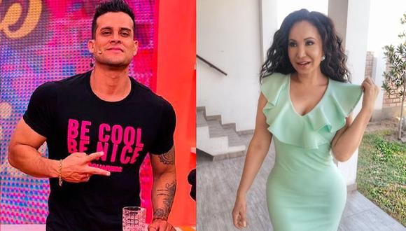 "En el set, entramos en debate, pero eso es parte del programa", dio Christian Domínguez sobre Janet Barboza. (Instagram)