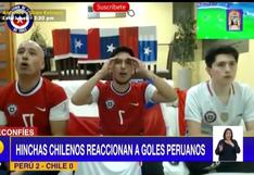 Mira la reacción de los hinchas chilenos tras los goles de Cueva y Peña