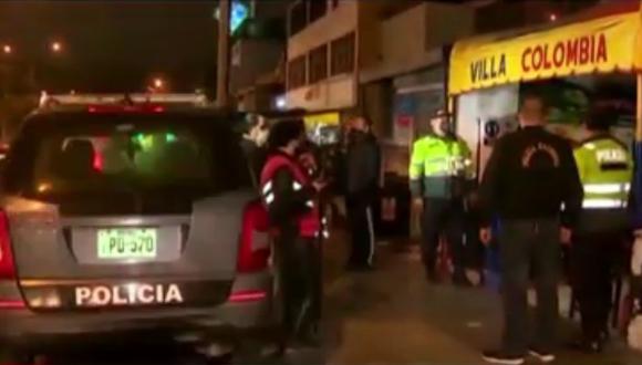 Un delincuente disparó contra dueño de restaurante en Pueblo Libre. (Captura: América Noticias)