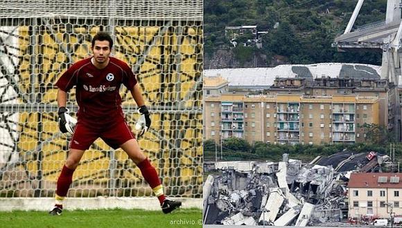 Exfutbolista de Italia se salvó de morir tras derrumbe de puente en Génova