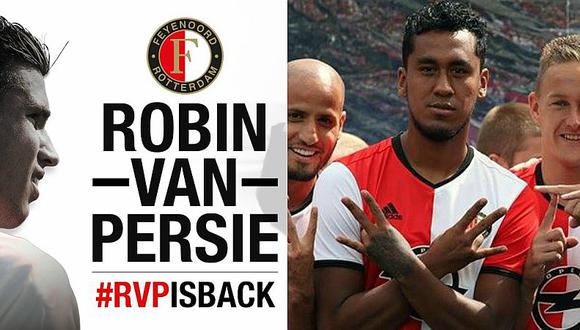 Renato Tapia jugará con Robin Van Persie en Feyenoord