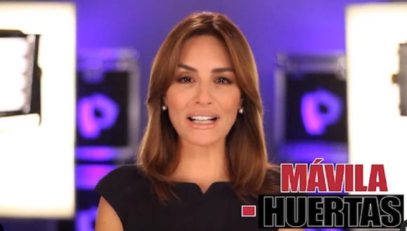 Mávila Huertas regresa a la televisión. (Foto: Captura Panamericana Televisión).