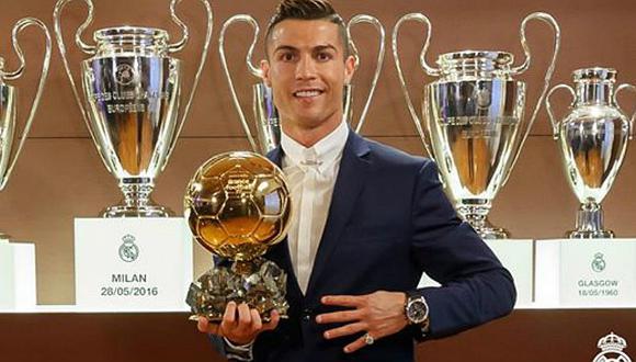 Cristiano Ronaldo gana su cuarto Balón de Oro [FOTO]