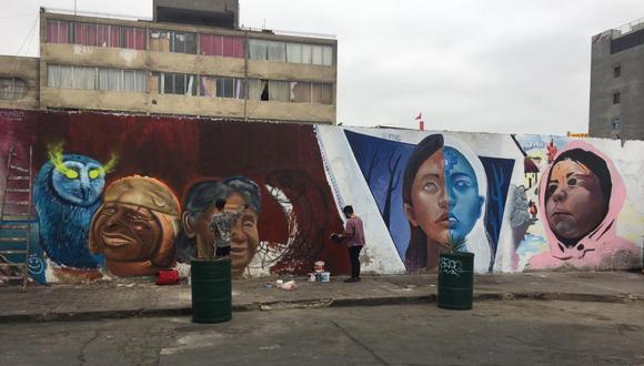 Los murales contienen paisajes, rostros y elementos característicos de la cultura peruana. (Foto: Municipalidad de La Victoria)
