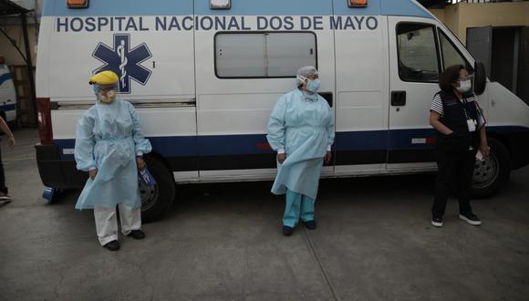 Ulises Martínez Martínez Rossel permanece internado en el Hospital Dos de Mayo.(Foto: Anthony Niño de Guzmán / @photo.gec)