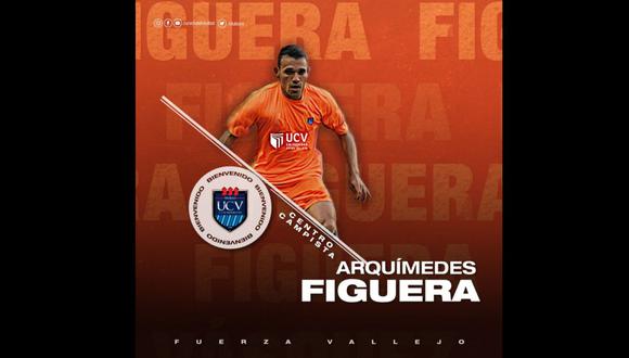 Arquímedes Figuera es el nuevo jugador de César Vallejo. (Foto: Captura)
