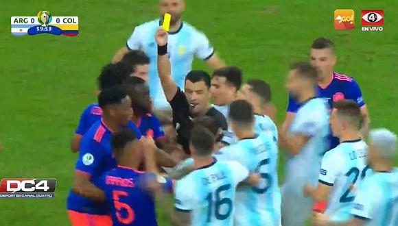 Argentina vs. Colombia: criminal patada de Cuadrado contra Messi generó fuerte bronca | VIDEO