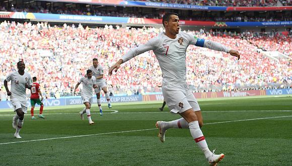 Cristiano Ronaldo le dio la victoria a Portugal ante Marruecos