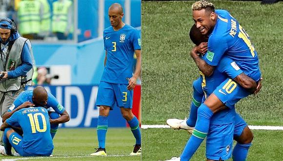 El conmovedor llanto de Neymar luego de la victoria de Brasil