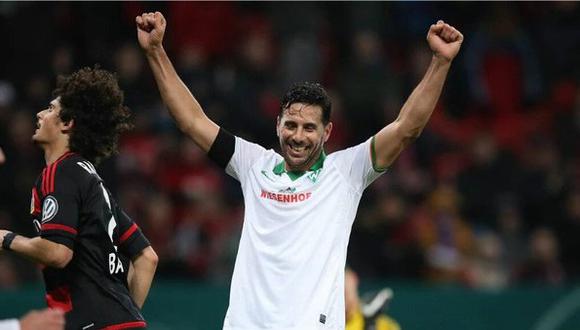 Claudio Pizarro: Werder Bremen empató 1-1 con el Hoffenheim