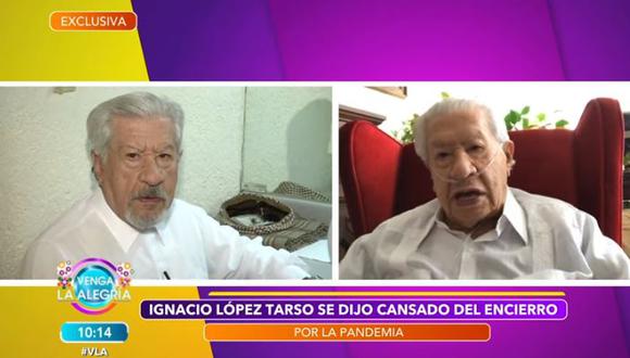 Ignacio López preocupa por su salud tras aparecer con un tanque oxígeno en entrevista. (Foto: captura de pantalla)