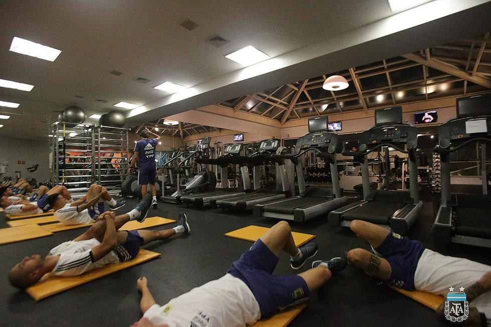 Chile vs. Argentina | Entrenamiento de la 'albiceleste' fue suspendido por intensas lluvias en Sao Paulo | FOTOS