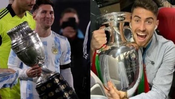 Argentina e Italia jugarán el partido de campeones de la Copa América y Eurocopa. (Foto: AFP)