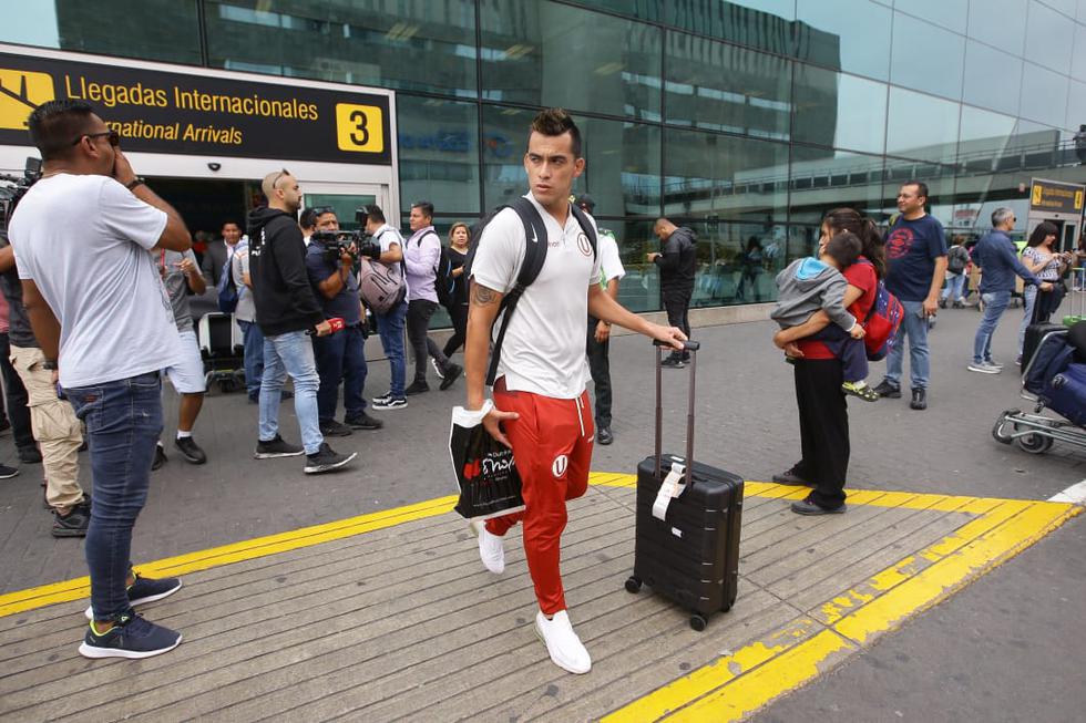 Universitario de Deportes llegó a Lima para preparar su partido de presentación en la 'Noche Crema'. Fotos: Jesús Saucedo / GEC