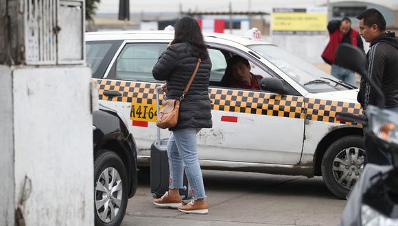 Los que presten servicio de taxi deberán implementar un sistema GPS. (Foto: Juan Ponce Valenzuela/GEC)