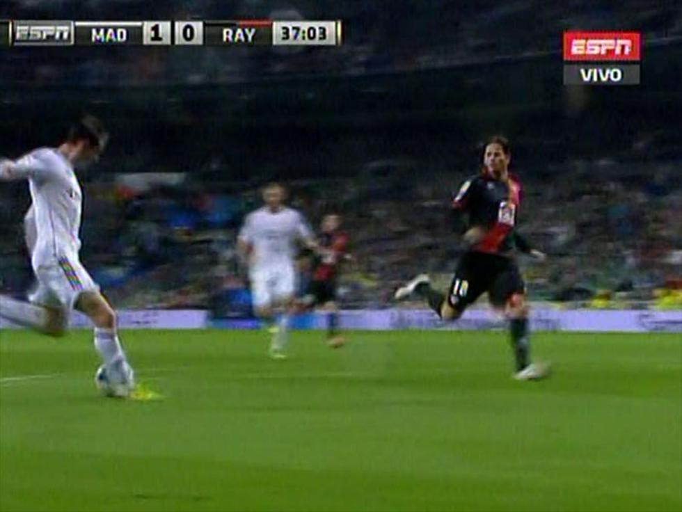 Real Madrid vs Rayo Vallecano: Bale 'marca' a Bale e impide gol [VIDEO]