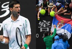 Novak Djokovic vs. Yoshihito Nishioka EN DIRECTO y ONLINE por el Australian Open 2020 desde Melbourne