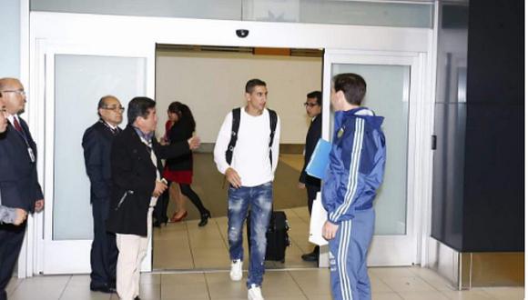 Selección peruana: Así 'recibieron' a Ángel Di María en el aeropuerto
