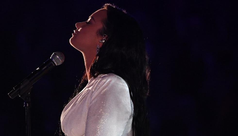 Demi Lovato volvió a los escenarios con emotiva presentación en los Grammy 2020. (Foto: AFP)