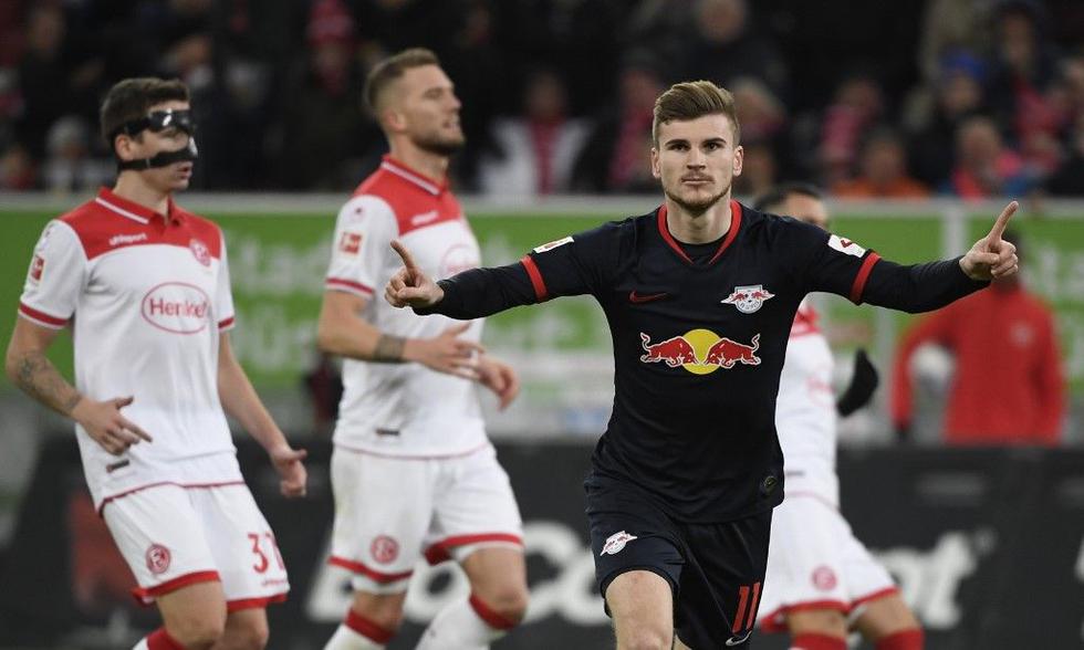 2. Timo Werner / RB Leipzig - 18 goles (36 puntos). (Foto: AFP)