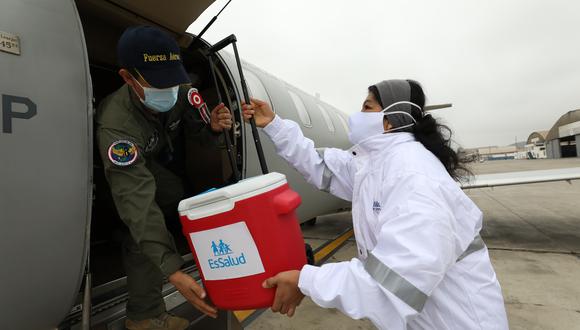 Los órganos donados fueron trasladados en coordinación con la Fuerza Aérea del Perú (FAP). (Foto: EsSalud)
