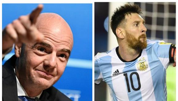 Gianni Infantino: "Rendimiento de Lionel Messi estuvo acorde a su categoría" 