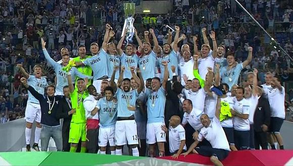 Supercopa de Italia: Juventus perdió ante Lazio en el minuto final [VIDEO]