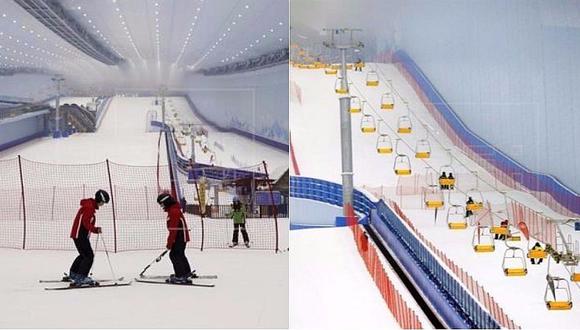 Mira en increíble complejo de esquí inaugurado en China [VIDEO]