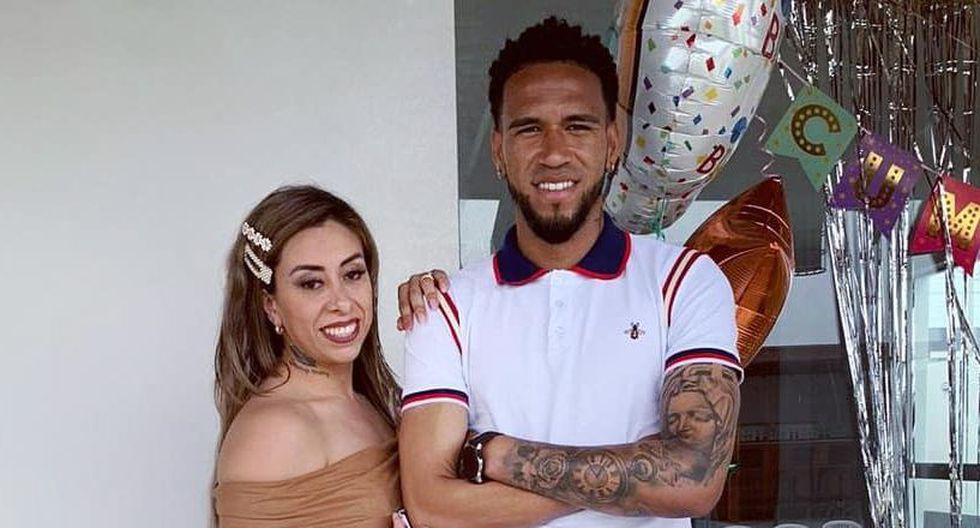 Pedro Gallese y Claudia Díaz. (Instagram)