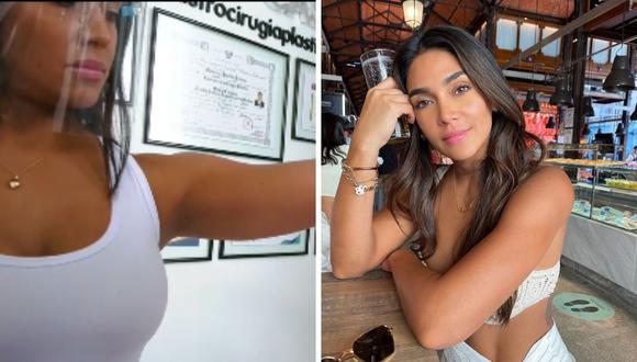 Vania Bludau apareció en infomercial sobre lipomarcación de brazos. (Foto: Instagram @vaniabludau / @ciudadbelleza)