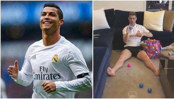 Cristiano Ronaldo y su forma de relajarse antes de enfrenar a PSG [VIDEO]