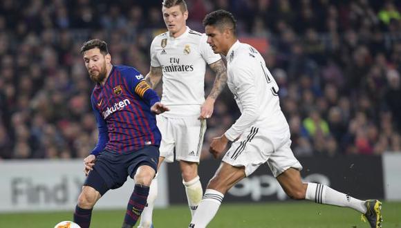 Barcelona y Real Madrid se verán las caras el 18 de diciembre en el Camp Nou. (Foto: AFP)