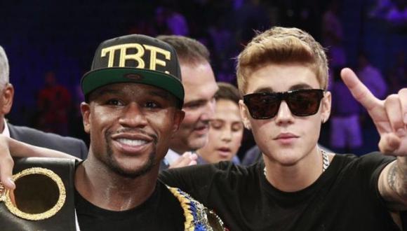 Floyd Mayweather: Justin Bieber lo acompañará contra Manny Pacquiao [VIDEO]