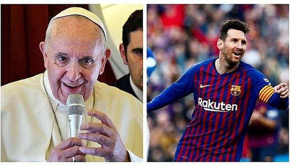 Papa Francisco responde si es bueno decirle Dios a Messi 