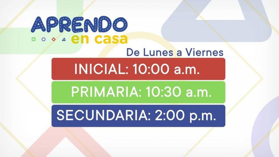 Aprendo en Casa vía TV Perú y Radio Nacional, hoy 27 de abril: programación de la semana para primaria y secundaria
