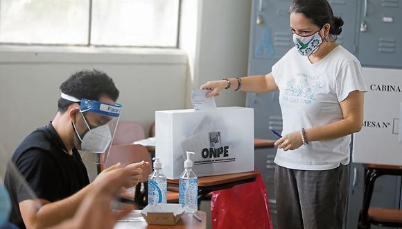 La jornada electoral en Perú, del 6 de junio, se desarrollará en medio de la pandemia a causa del COVID-19, tal como ocurrió la primera vuelta electoral de abril pasado. (Foto: Mario Zapata Nieto/ GEC)