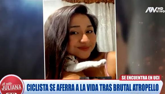 Sheyla Arias Sotelo fue atropellada por una furgoneta en Ate. (ATV)