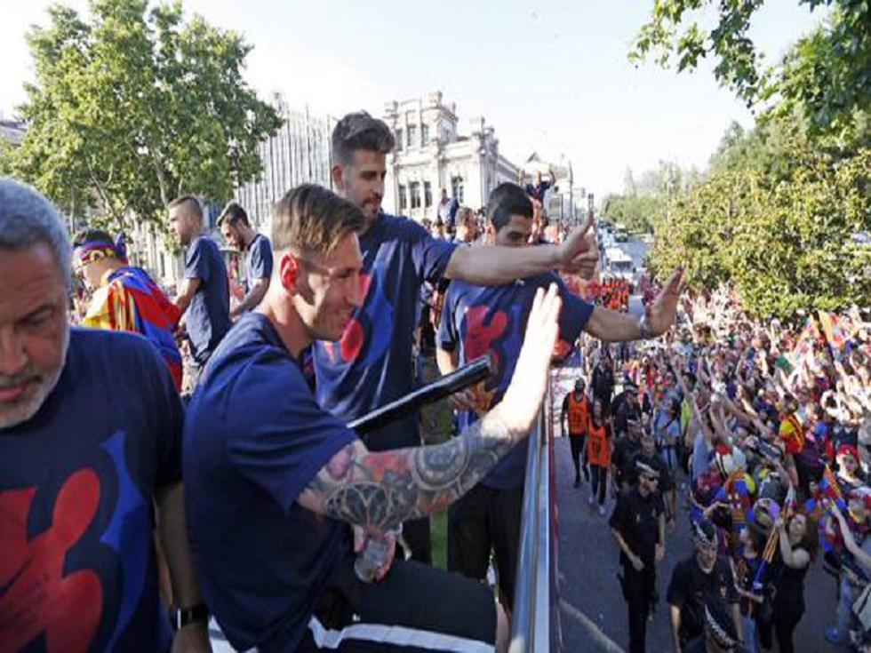 Barcelona: Así celebra el título antes de ir al Camp Nou [FOTOS]