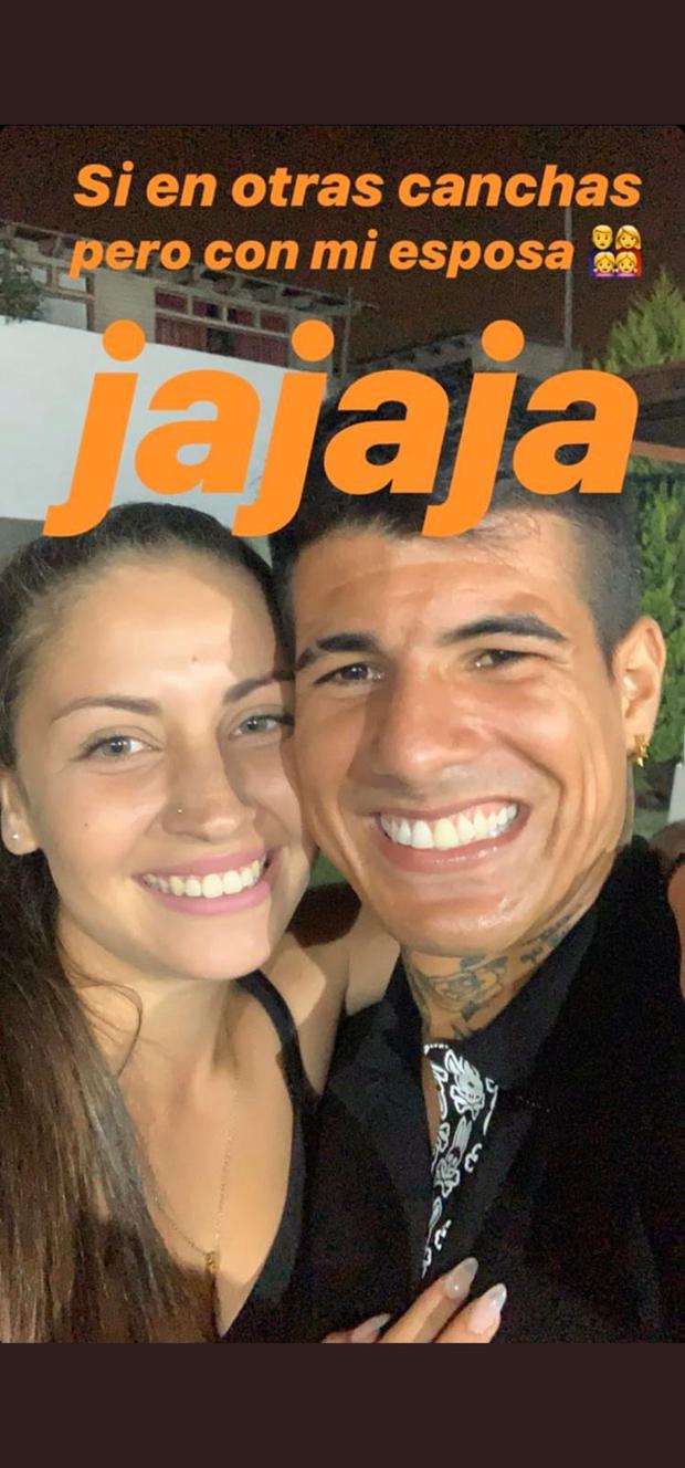 Universitario | Armando Alfageme vía Instagram: “En otras canchas, pero con mi esposa” [FOTO]