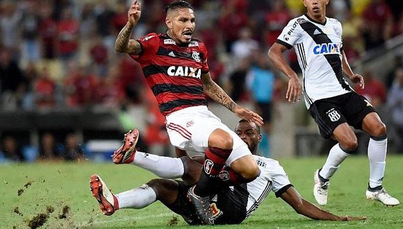 Con Guerrero, Flamengo clasificó a los cuartos de la Copa Brasil