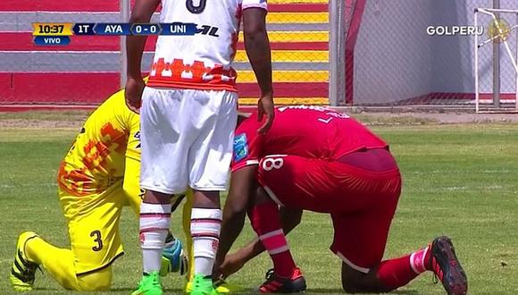 Universitario: Tejada tuvo buen gesto de Fair Play con Villasanti [VIDEO]