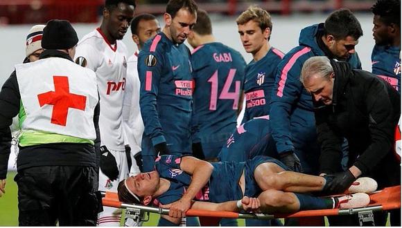 Brasileño Filipe Luis se fracturó la pierna y se perderá Rusia 2018
