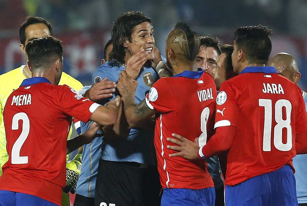 Copa América 2015: la expulsión de Edinson Cavani en imágenes [GALERÍA]