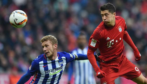 Bundesliga: Bayern Munich vence al Hertha Berlín y afianza el liderato