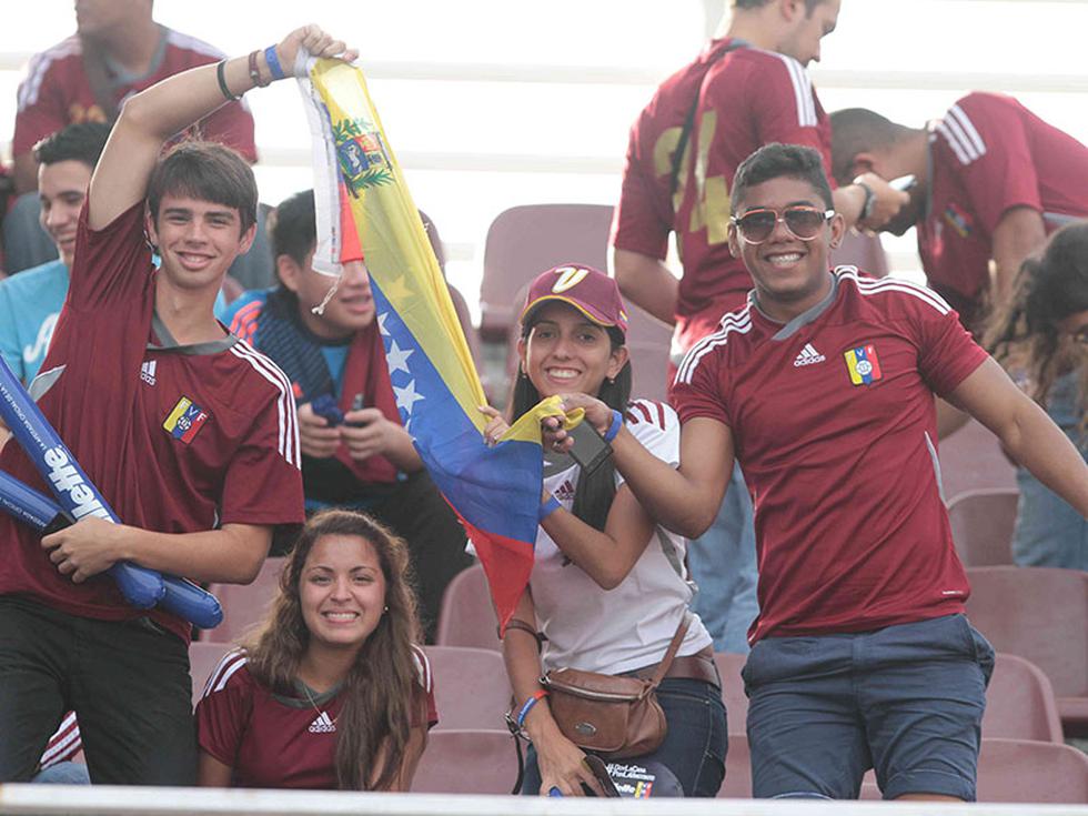 Así se vivió la previa del Venezuela vs Perú [FOTOS]