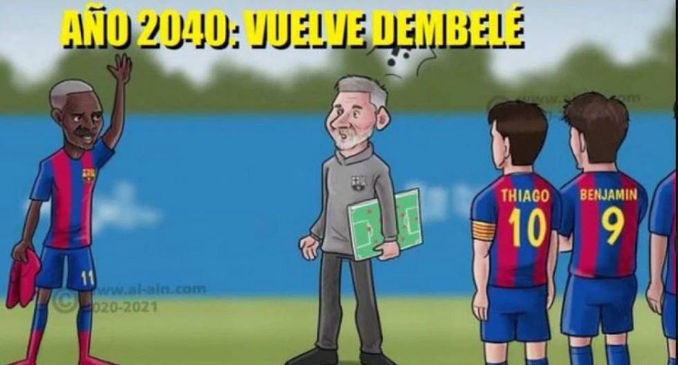Los mejores memes que dejó la victoria de Barcelona sobre Getafe en LaLiga Santander. (Foto: Facebook)
