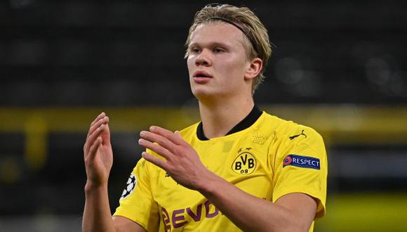 Erling Haaland juega por Borussia Dortmund desde el inicio del 2020. (Foto: AFP)