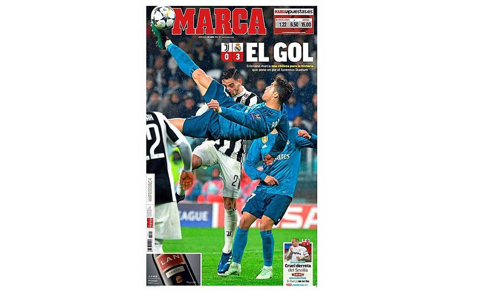 Chalaca de Cristiano Ronaldo protagonizó las portadas en el mundo