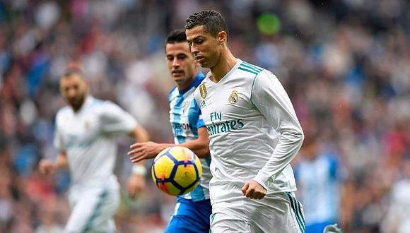 Real Madrid superó 3-2 al Málaga con gol de Ronaldo