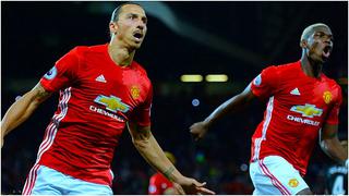 Manchester United: Zlatan Ibrahimovic marcó doblete ante West Bromwich